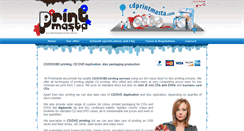 Desktop Screenshot of cdprintmasta.com